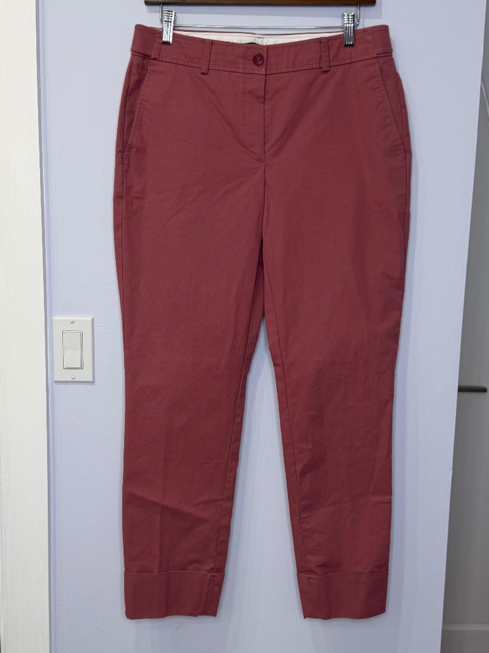 Brooks Brothers Ladies Light brick cotton pants.  Size 8.  Excellent condition!